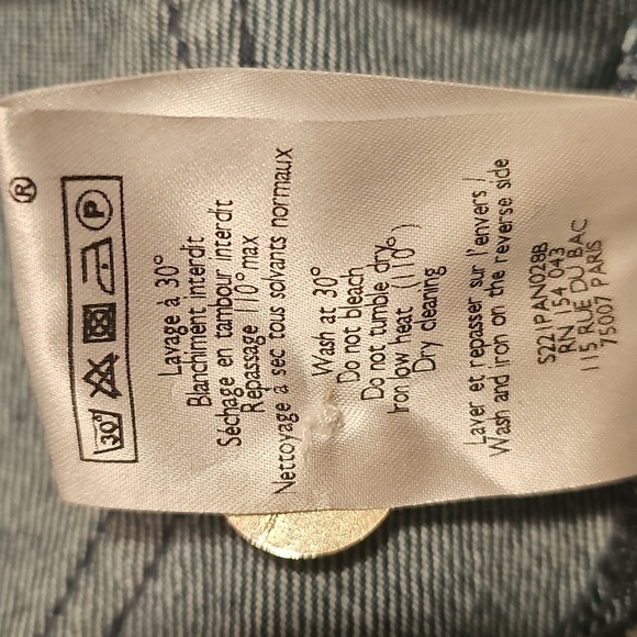 Sezane Augusto Trouser Jeans in Blue Denim Flare Size 36 US 4 - Picture 13 of 14